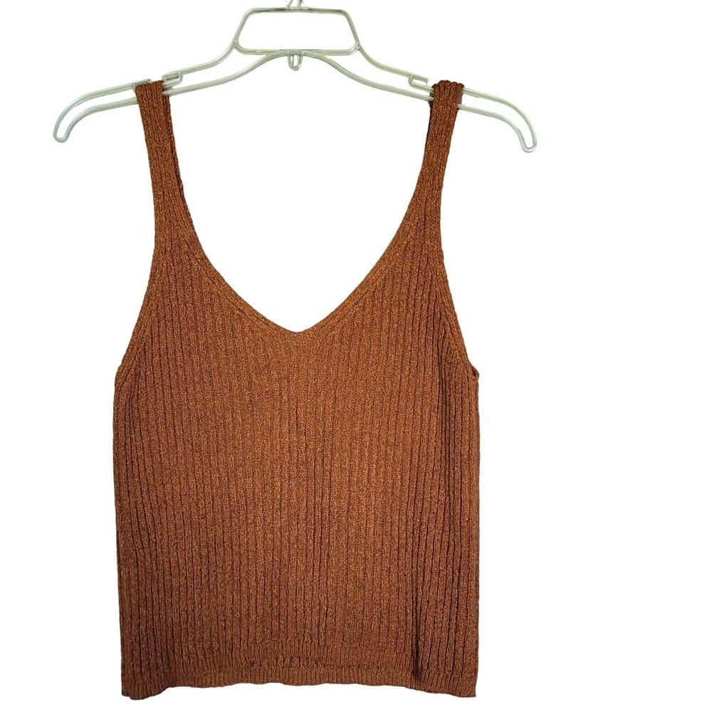 Forever 21 Brown Crochet Top. Size S
